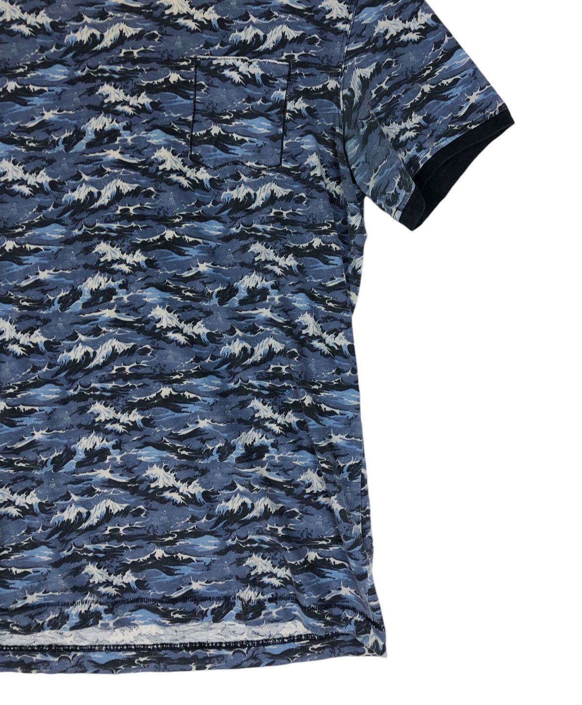 Barbour Barbour White Mountaineering Wave Camo T shirt Size US L / EU 52-54 / 3 - 5 Thumbnail