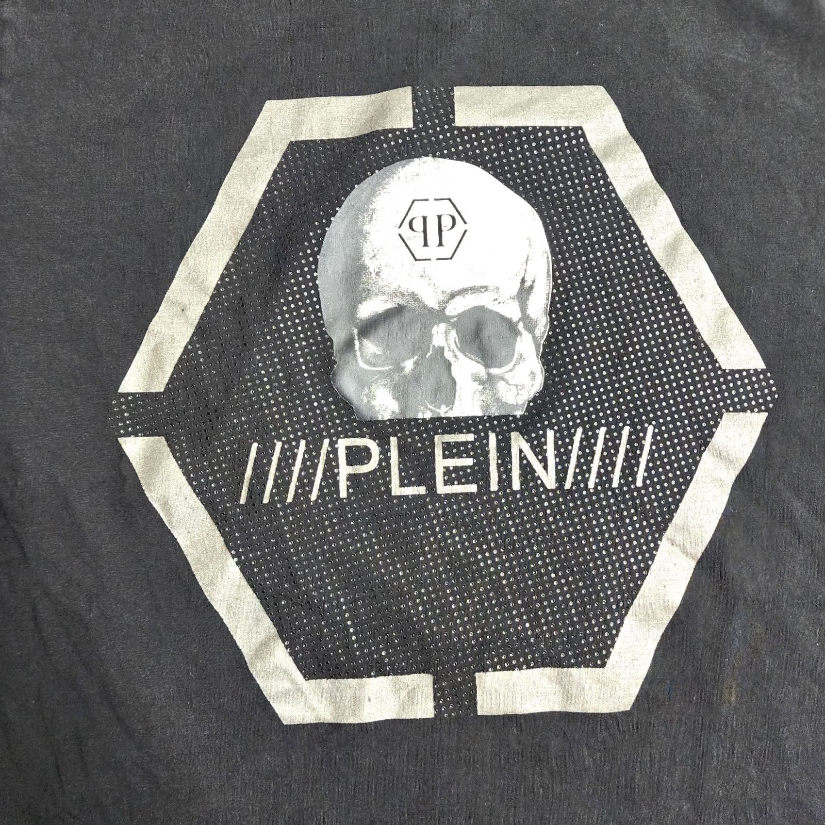 Philipp Plein PHILIPP PLEIN Platinum Cut Round Neck Skull Shirt Men's Size Small (Tag Large) Regular Fit Black Cotton Short Sleeve Skull Graphic Size US S / EU 44-46 / 1 - 3 Thumbnail