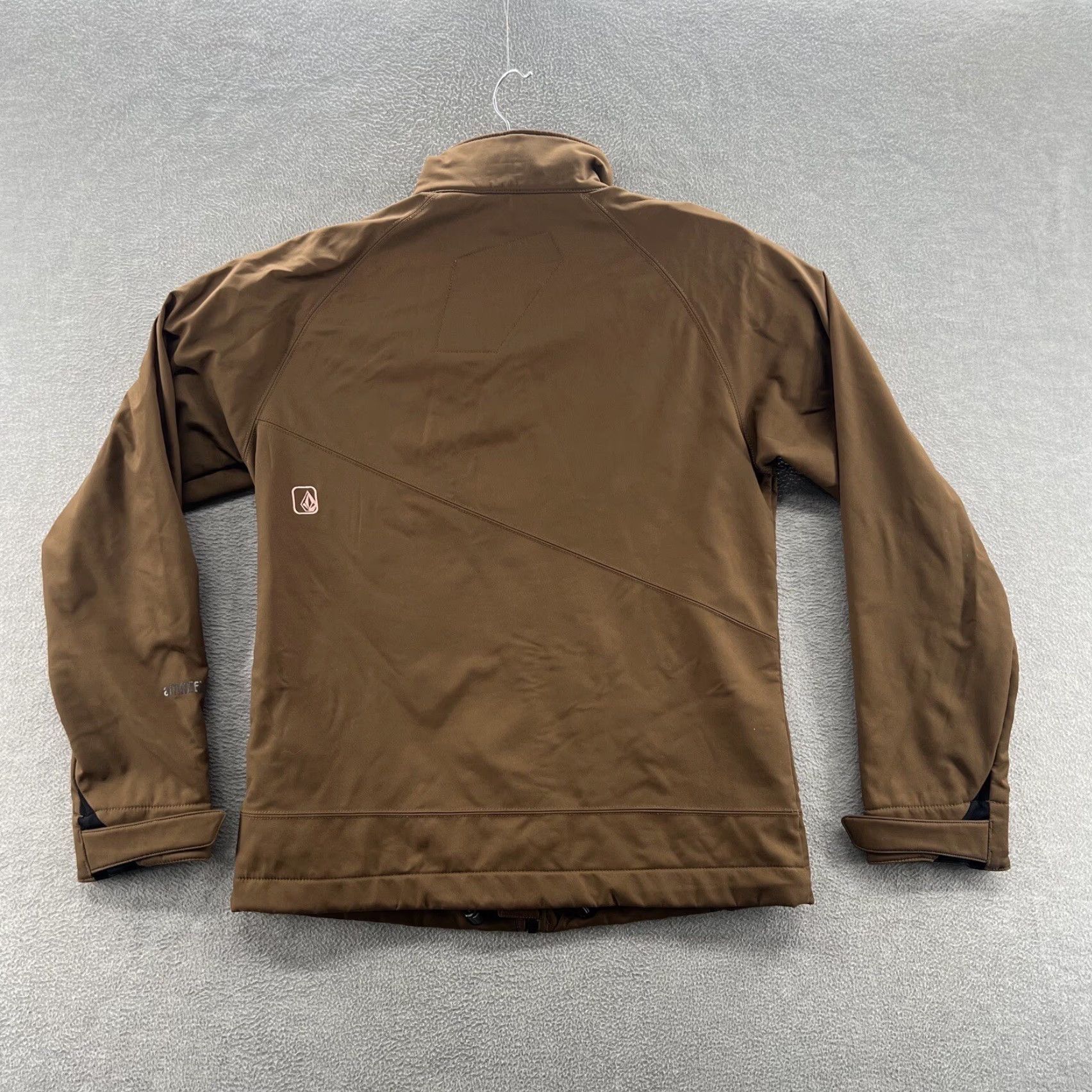 Volcom **Womens Size L Brown Volcom Full Zip Softshell Jacket** User: **Volcom Size L Womens Brown Full Zip Softshell Jacket** Size L / US 10 / IT 46 - 2 Thumbnail