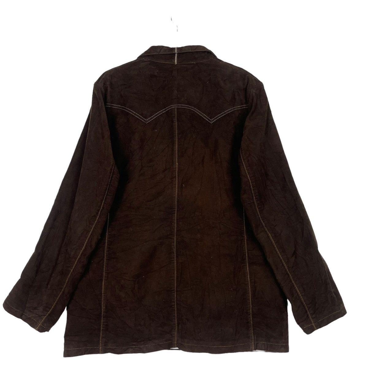 Edwin × Japanese Brand 💥EDWIN RICH BROWN CHORE BUTTON JACKET Size US L / EU 52-54 / 3 - 7 Thumbnail