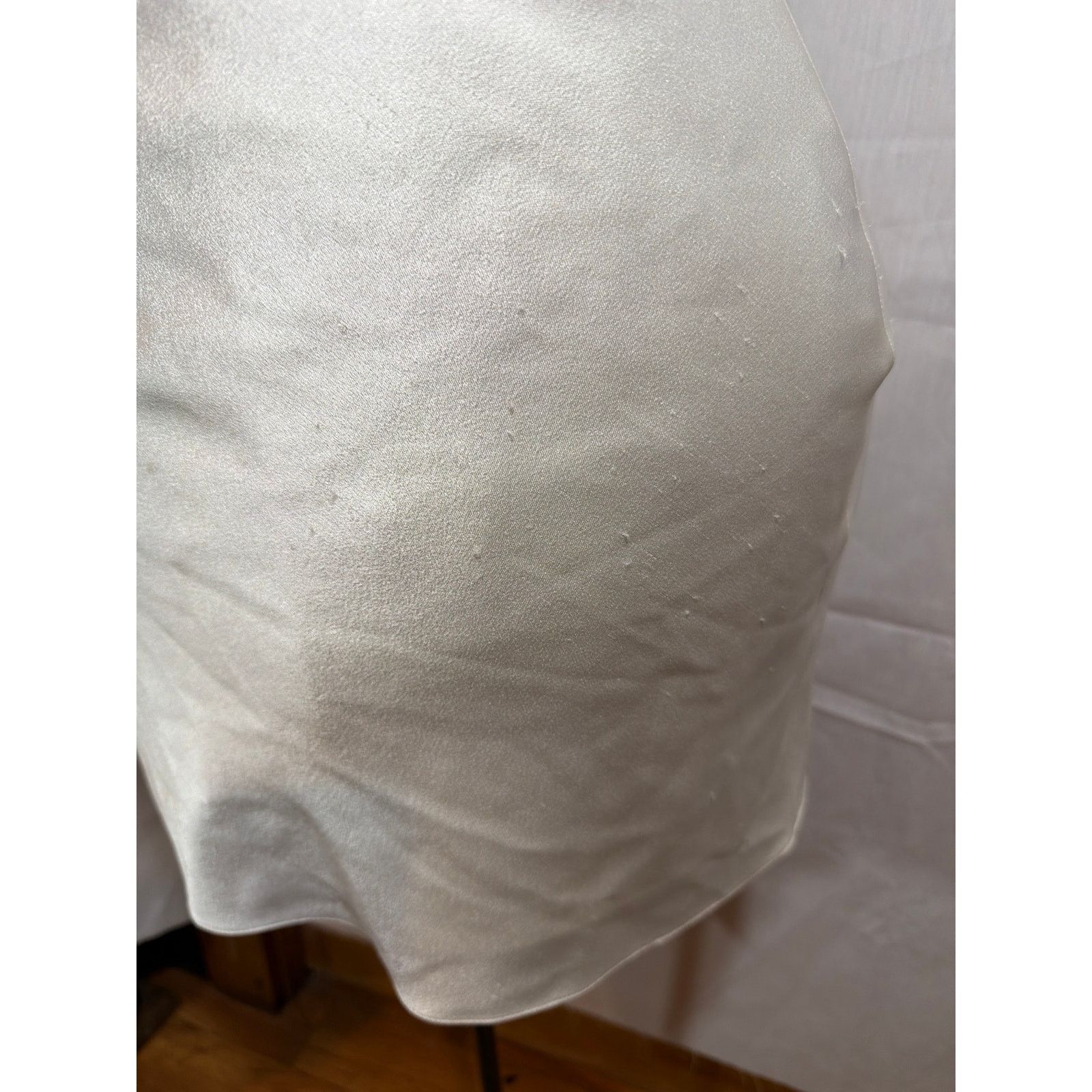 Alice + Olivia Alice + Olivia Woman's White Harmony Mini Slip Dress Size 4 Size S / US 4 / IT 40 - 2 Thumbnail