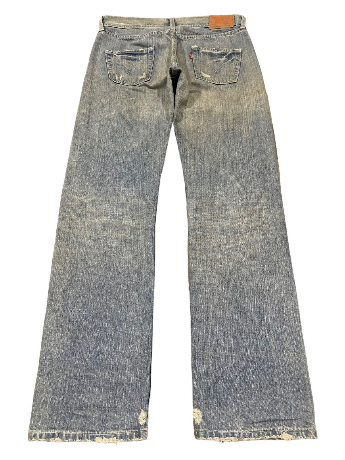 Levi's Vintage 90s Levis Classic Blue Wash Distress Style Jeans Size US 31 - 2 Thumbnail