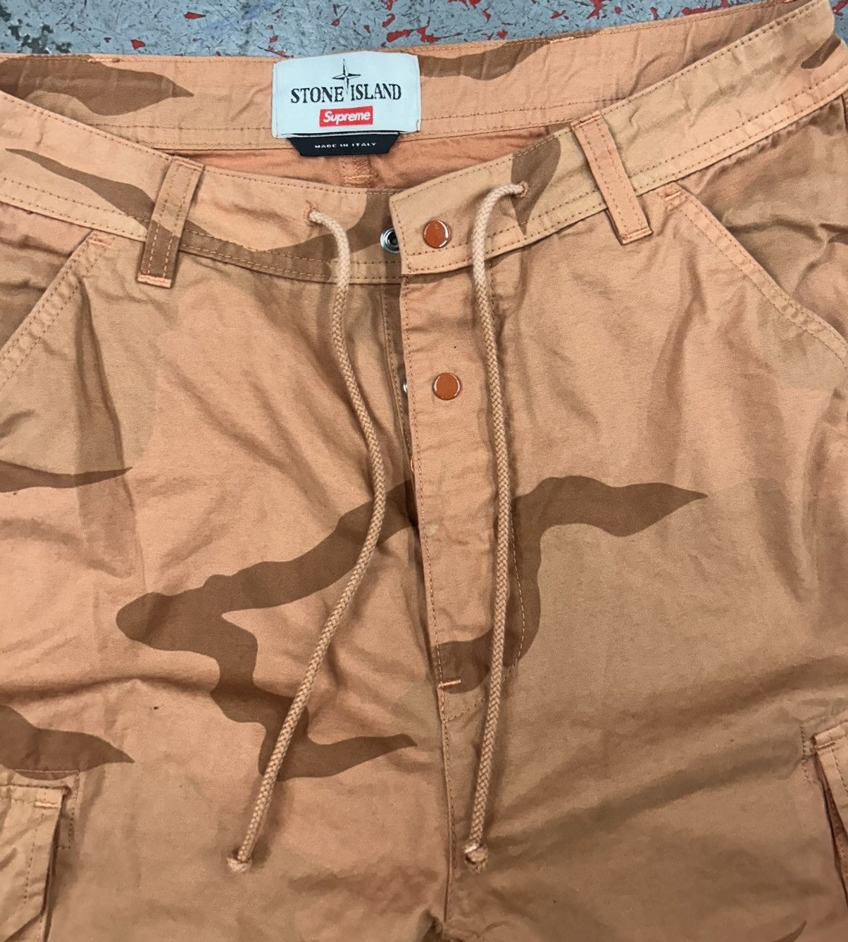 Stone Island × Supreme Supreme x Stone Island Cargo Pants Coral Camo Size 30 Size US 30 / EU 46 - 3 Thumbnail