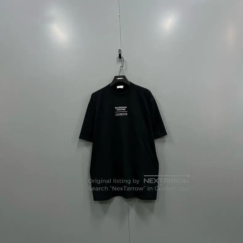 Balenciaga Balenciaga Black Collar Logo Short Sleeve Size US XS / EU 42 / 0 - 1 Thumbnail