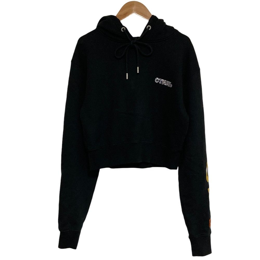 Other Other HERON PRESTON Rhinestone Logo Cropped Hoodie Textile Sweatshirts & Hoodies HWBB021S22JER003 DUTY FREE for USA Size ONE SIZE - 1 Thumbnail