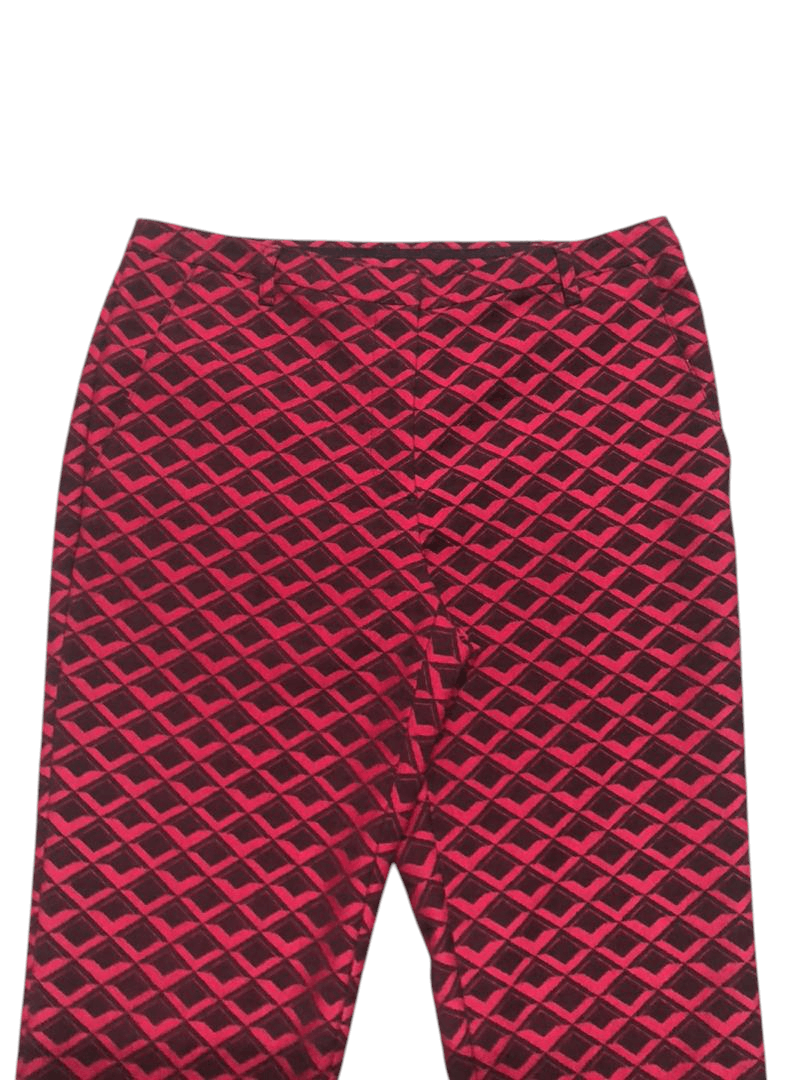 Krizia × Krizia Uomo Evex By Krizia Geometric Colourful Ankle Pants Women Size 30" / US 8 / IT 44 - 4 Thumbnail