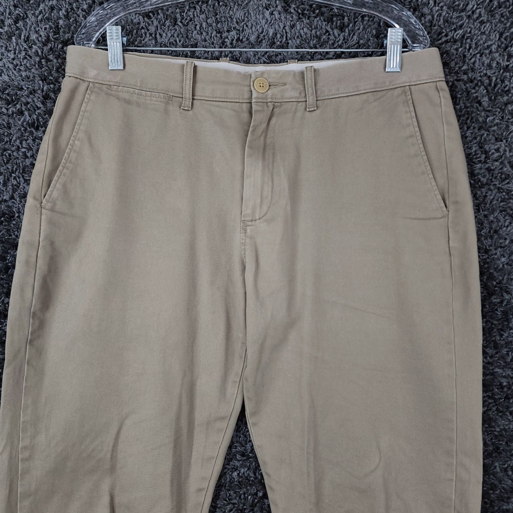 J.Crew J.CREW Chino Pants Mens Straight Size 34x31 Beige Size US 34 / EU 50 - 2 Thumbnail