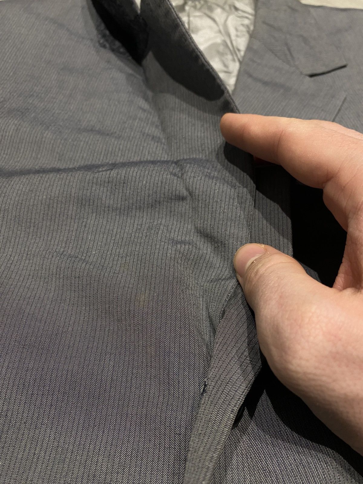 Jil Sander VERY VINTAGE Jil Sander Men Grey Cotton Blazer Jacket crazy Size 52L - 11 Thumbnail
