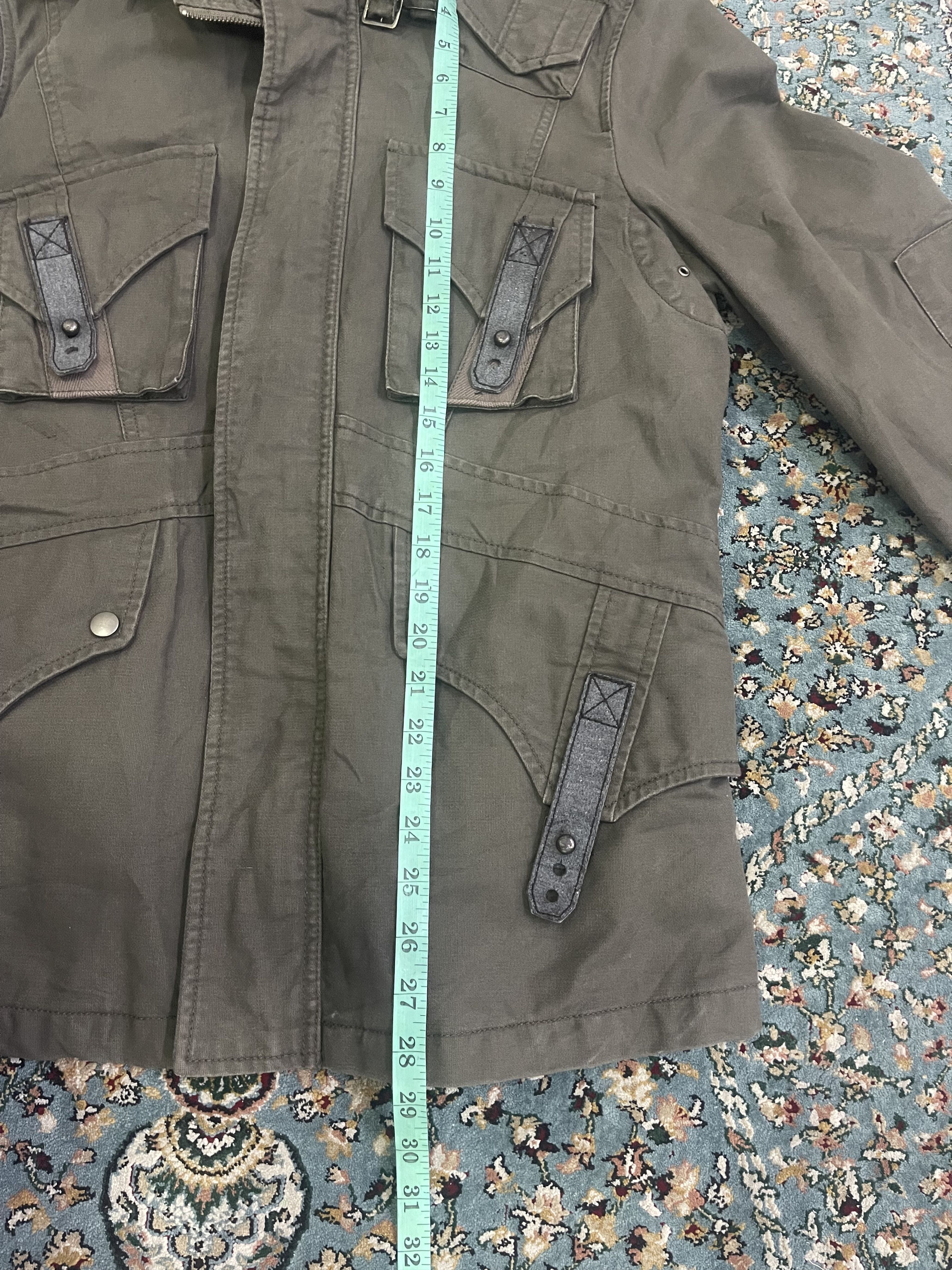 PPFM PPFM Fur Hood Military Parka Jacket Olive Green Size M Coat Size US M / EU 48-50 / 2 - 9 Thumbnail