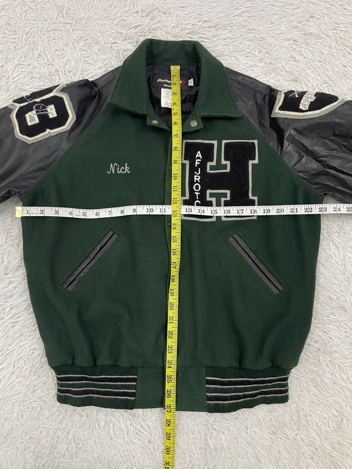 Japanese Brand AFJROTC Class Of 08 Varsity Jacket by Powers Size US M / EU 48-50 / 2 - 8 Thumbnail