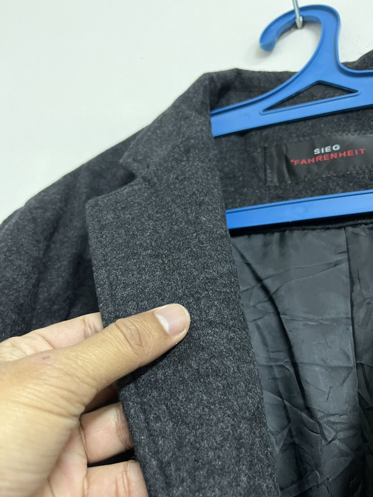 White Sierra 💥Sieg Fahrenheit WOOL Padding Real Goose Down Longcoat Size US L / EU 52-54 / 3 - 6 Thumbnail