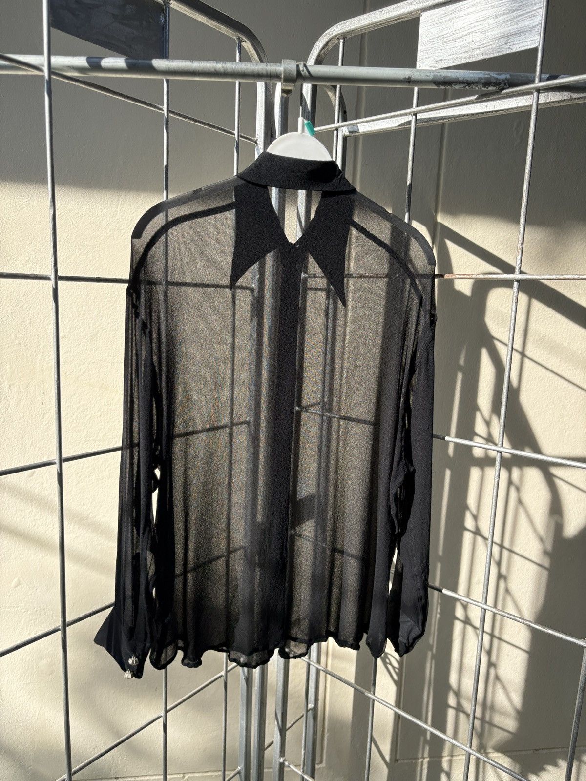 Dolce & Gabbana Dolce & Gabbana chiffon black shirt Size M / US 6-8 / IT 42-44 - 9 Thumbnail