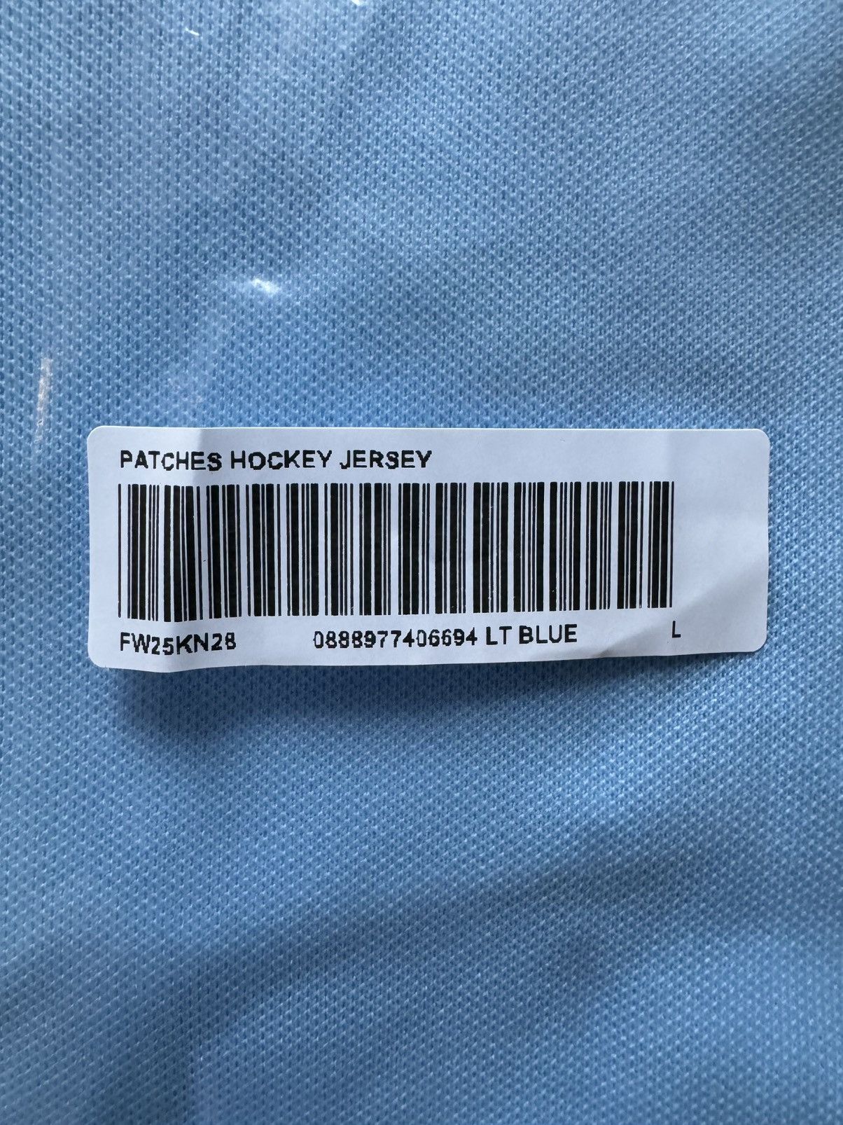 Supreme Supreme Fire & Ice Patches Hockey Jersey Light Blue Size US L / EU 52-54 / 3 - 21 Thumbnail