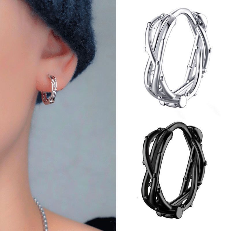 Jewelry × Sterling Silver Vibe Earrings One Pairs Chrome Jewelry Size ONE SIZE - 1 Thumbnail
