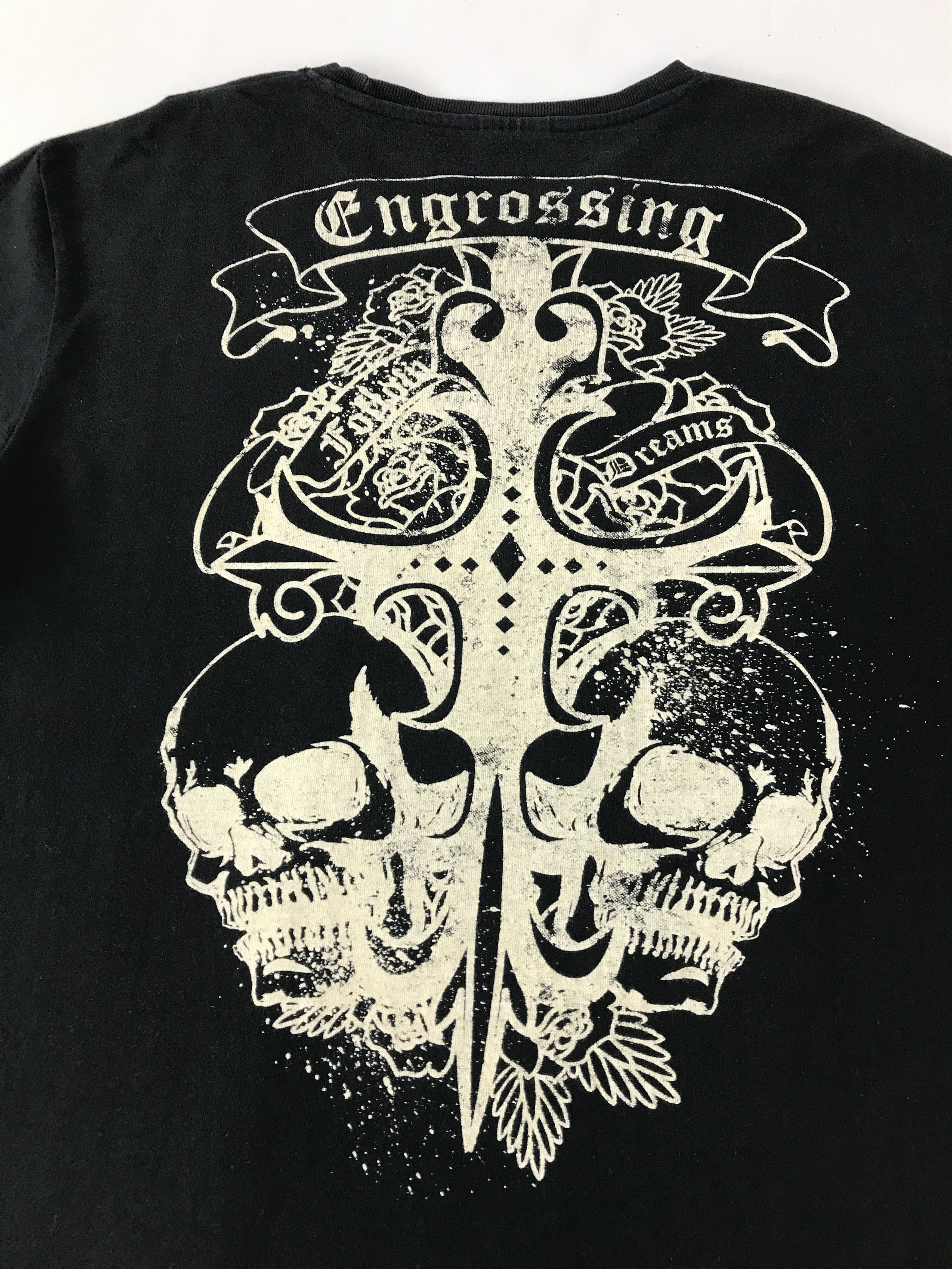 Japanese Brand Vintage Space Opera Embodiment Big Logo Skull Long Sleeve Size US L / EU 52-54 / 3 - 10 Thumbnail