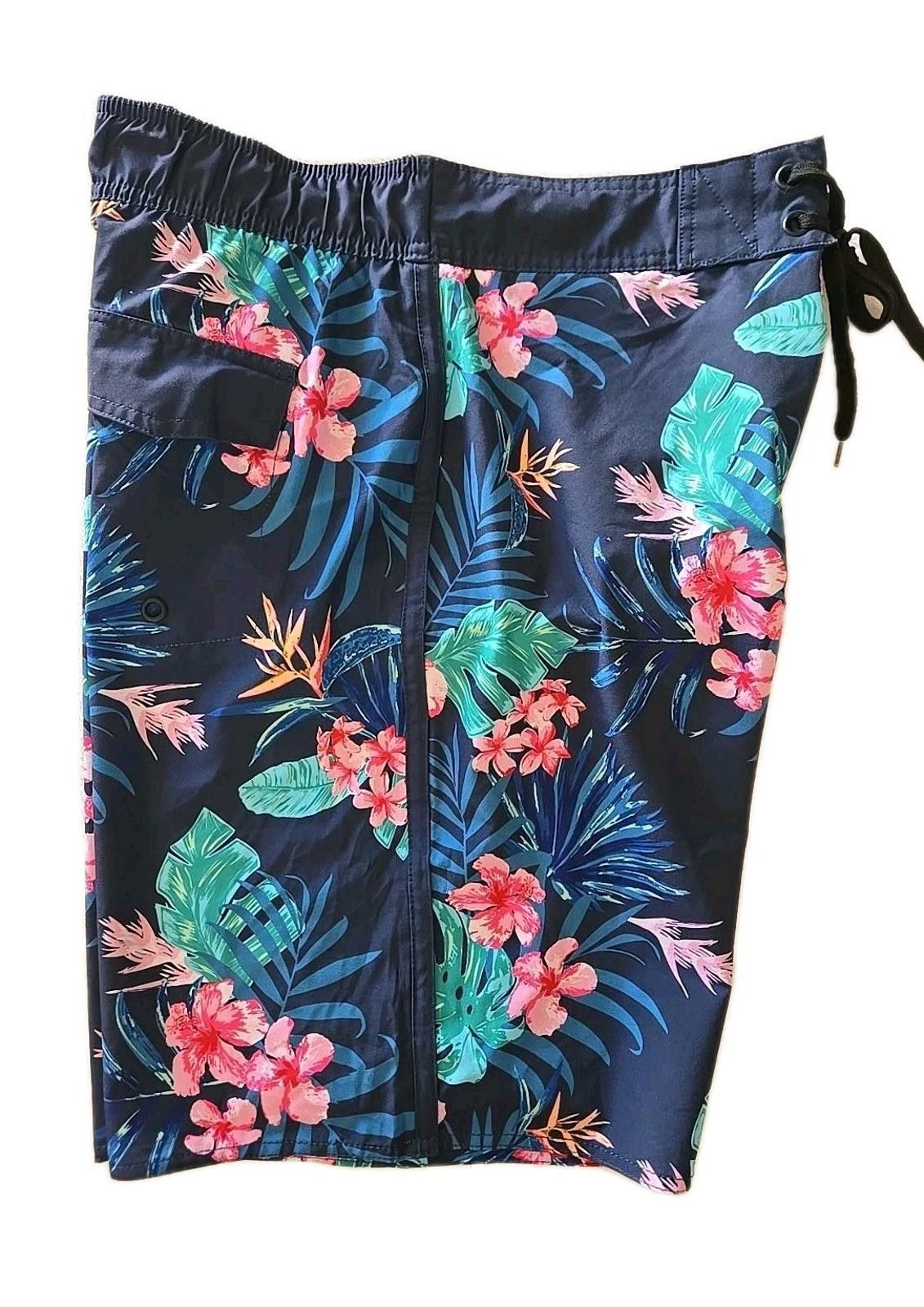 Generic Surplus SURPLUS CUSTOM CO. Swim Trunks Board Shorts Large Floral Size US 34 / EU 50 - 3 Thumbnail