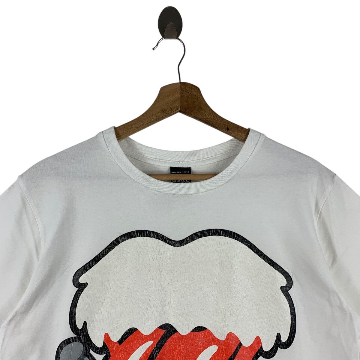 Number (N)ine Vintage Number (N)ine "Milk" Tongue & Lip Logo Tee Size US M / EU 48-50 / 2 - 2 Thumbnail