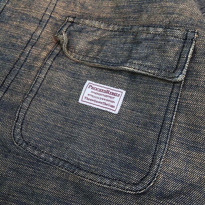 Engineered Garments ⚡️QUICK SALE⚡️Proceed DBR Rebel Army Denim Gunner Smock Jacket Size US XL / EU 56 / 4 - 6 Thumbnail
