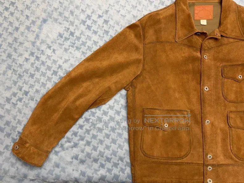 RRL Ralph Lauren RRL Ralph Lauren Suede jacket Size US XXL / EU 58 / 5 - 3 Thumbnail