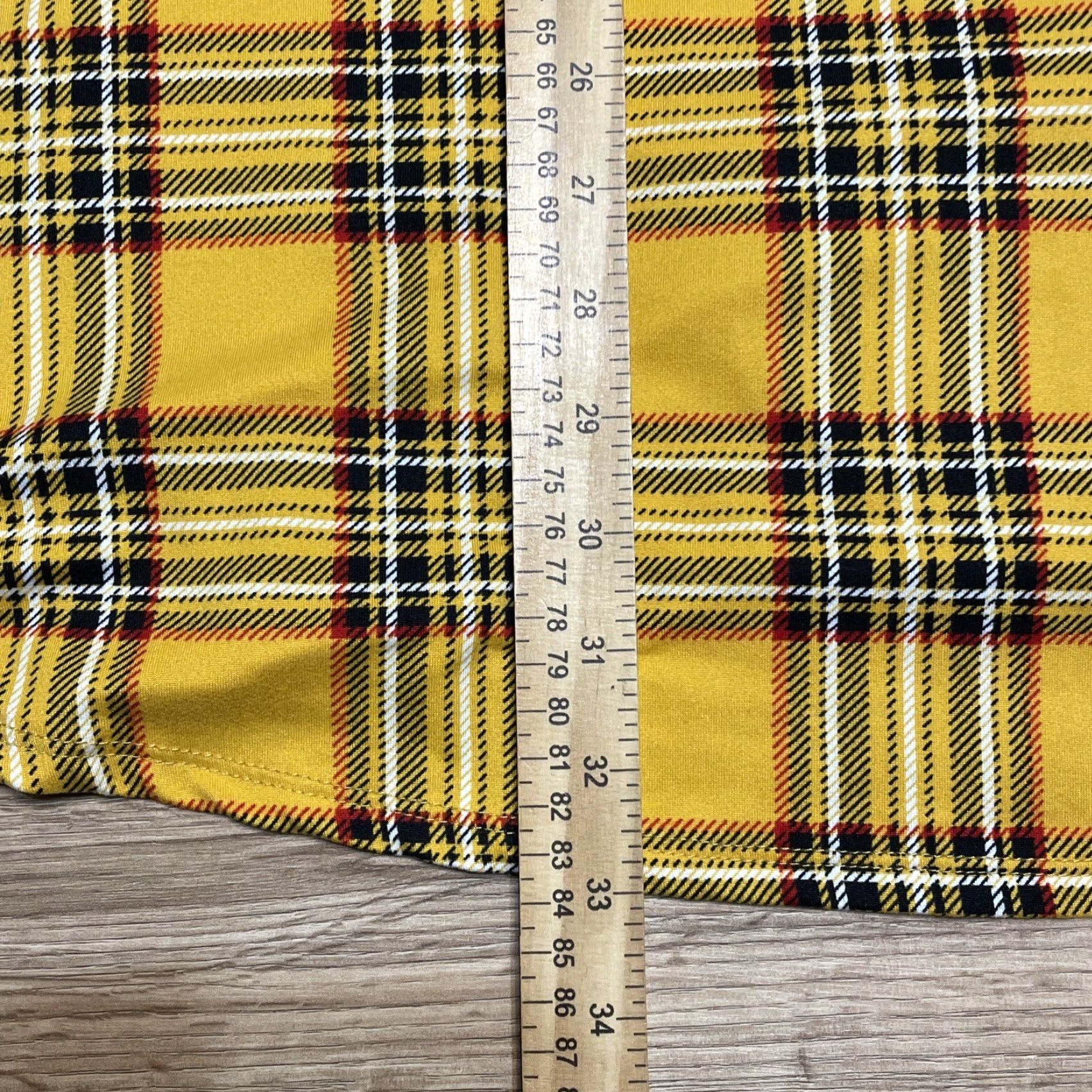 Vintage Sweetkie Dress Boho Festival Short Sleeve Yellow Plaid Pockets L Womens Size L / US 10 / IT 46 - 5 Thumbnail