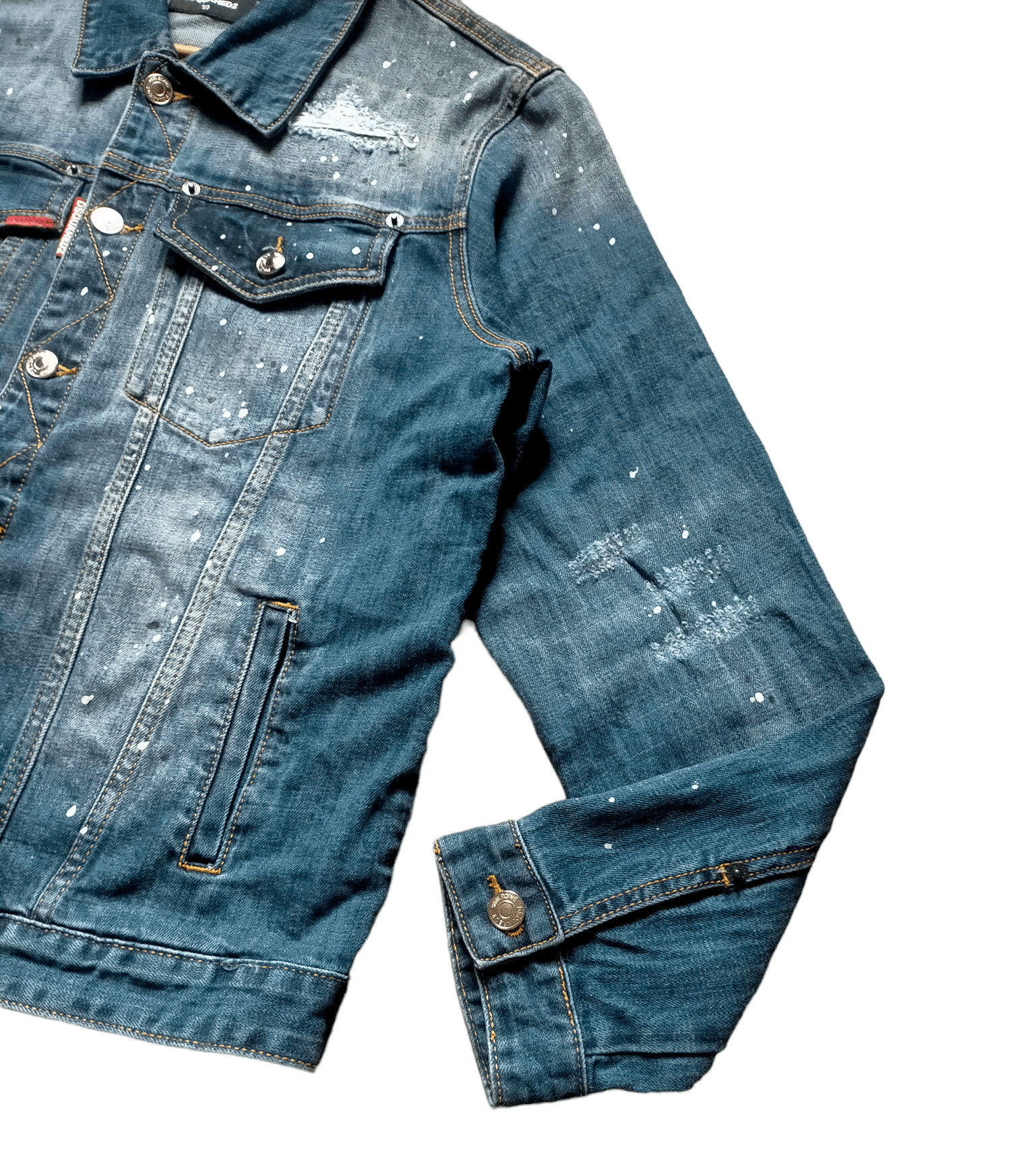 Dsquared2 Dsquared2 Denim Patch work Splater Jaket Jeans Size US M / EU 48-50 / 2 - 5 Thumbnail