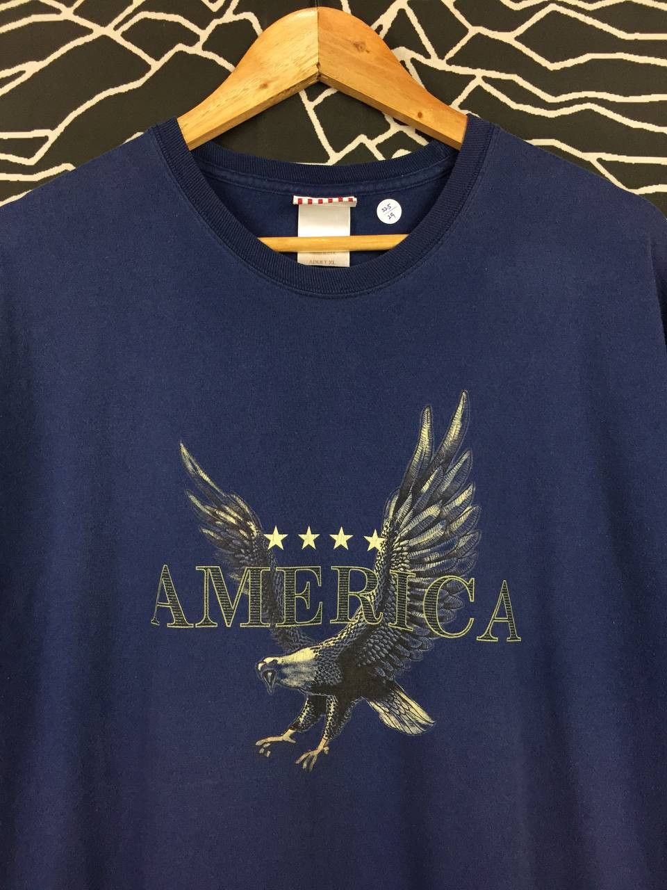 Vintage Vtg American Eagle Symbol Of Freedom Graphic Tee Size XL Size US XL / EU 56 / 4 - 3 Thumbnail