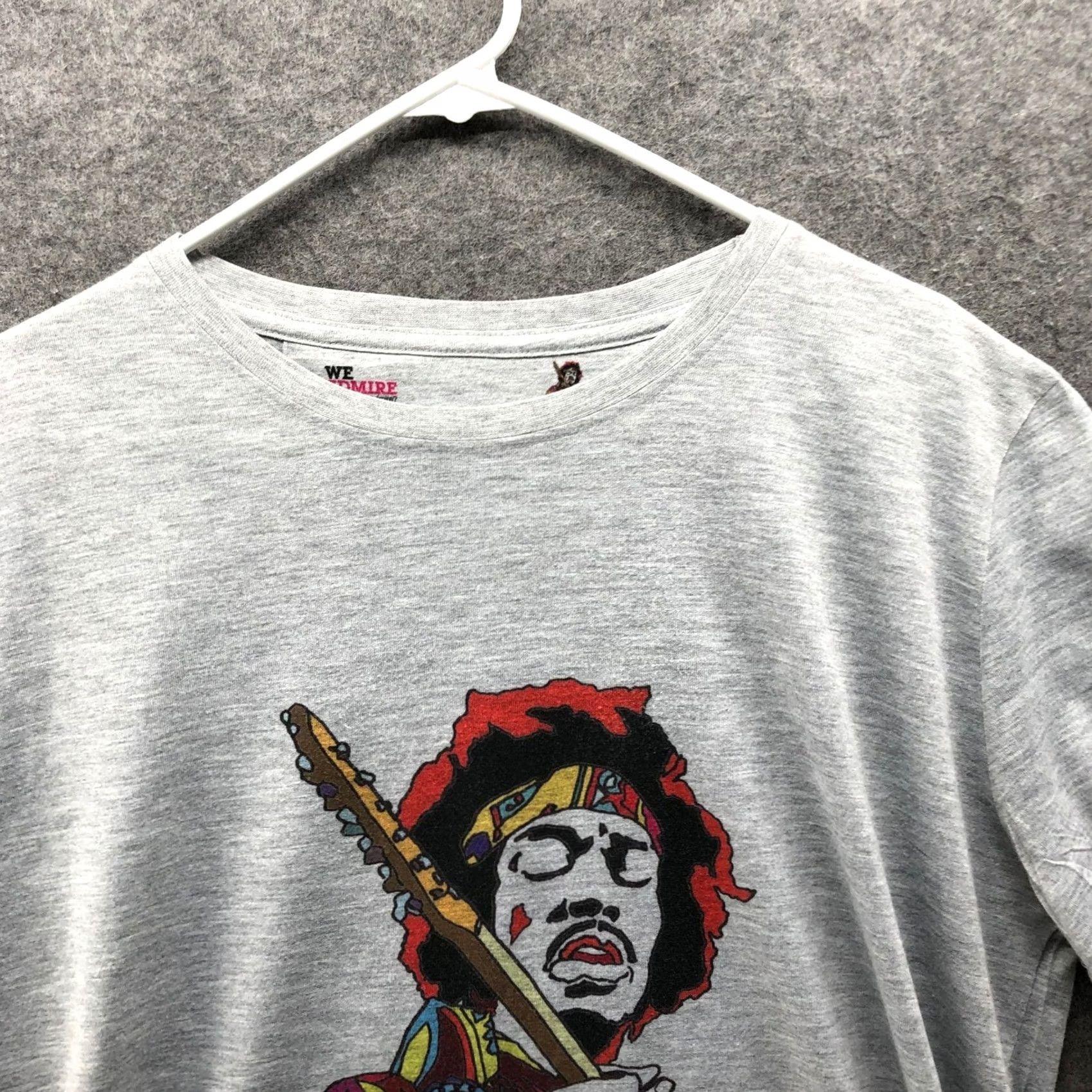 Vintage Jimi Hendrix Graphic Pop Art T Shirt Mens XXL Gray Short Sleeve DanIel Davidson Size US XXL / EU 58 / 5 - 5 Thumbnail