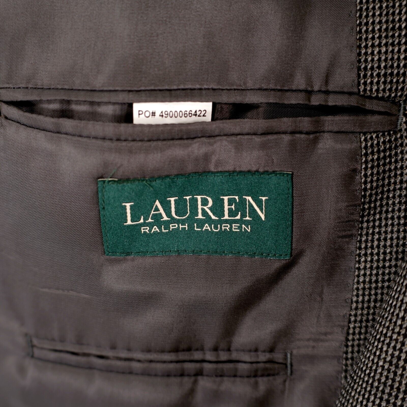 Lauren Ralph Lauren Lauren Ralph Lauren Thick Wool Wool Black Gray Tan Check 2 B Size 46L - 9 Thumbnail
