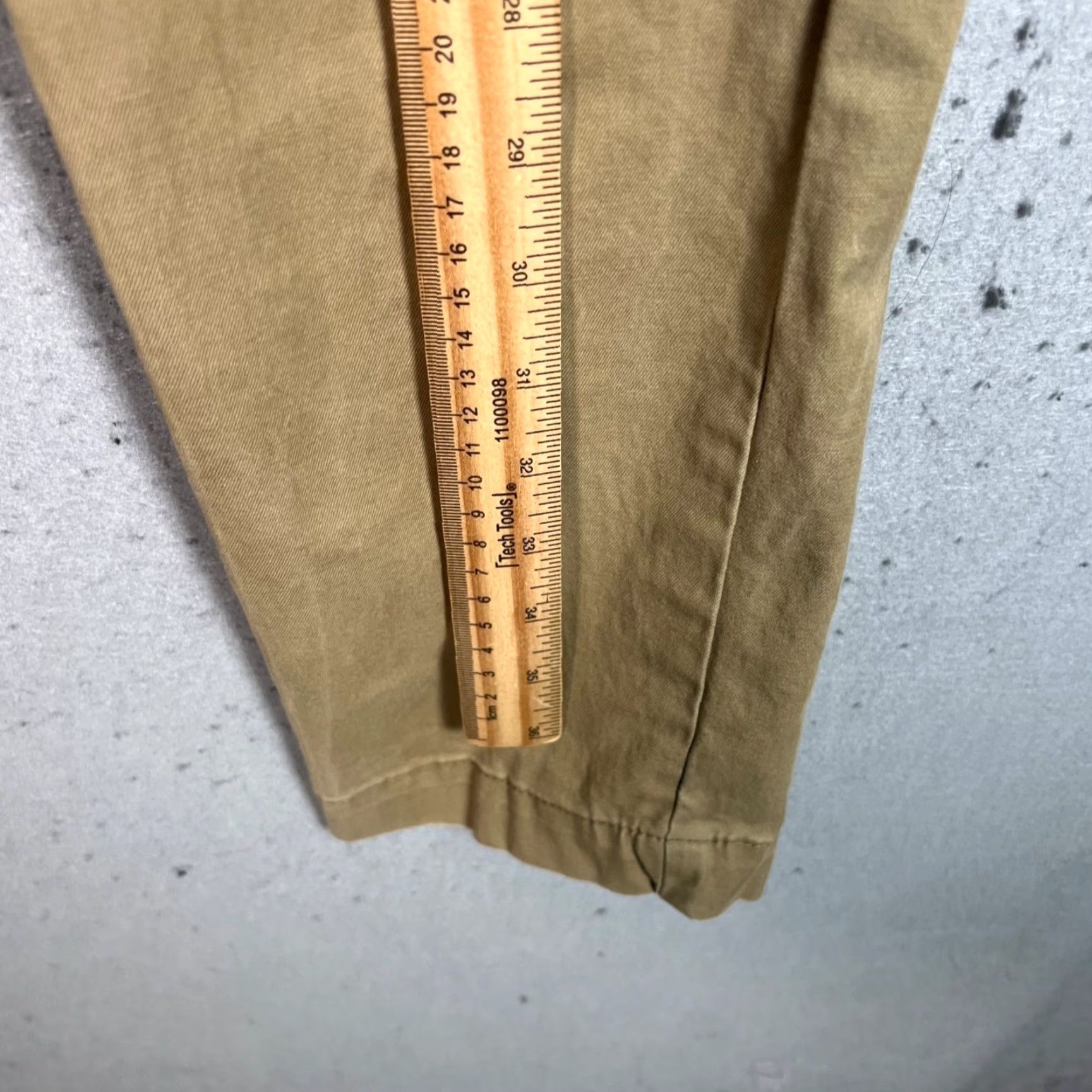 Banana Republic Banana Republic Mason Chino Pants 29 x 32 Tan Cotton-Blend Slim-Fit Casual Mens Size US 29 - 6 Thumbnail
