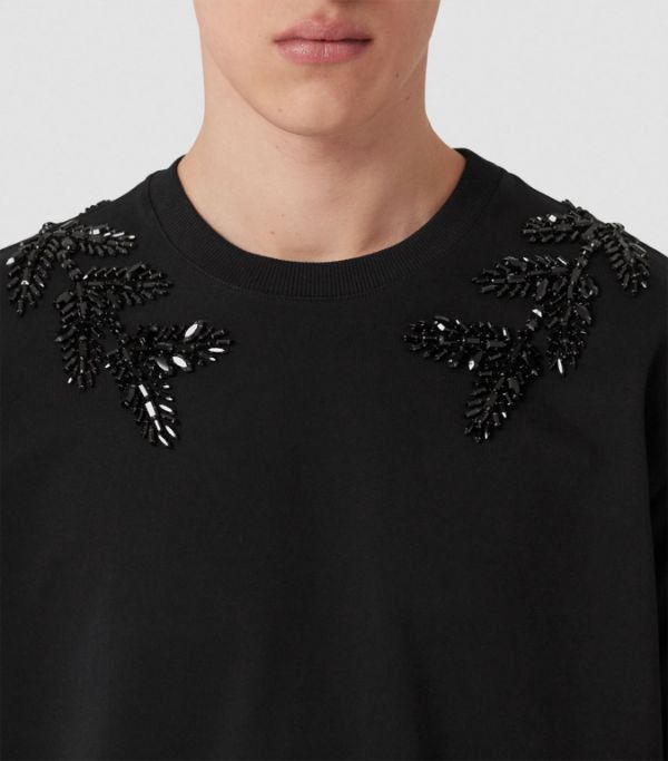 Burberry o1w1db10824 Oak Leaf Crest T-Shirt in Black Size US XL / EU 56 / 4 - 2 Thumbnail