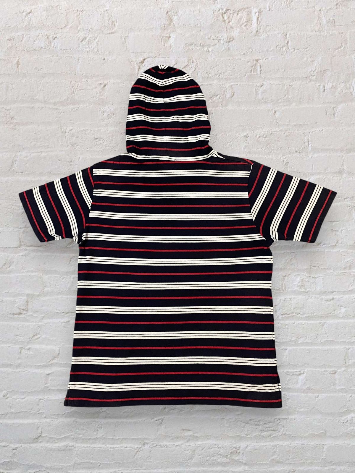 Japanese Brand × U.S. Polo Assn. U.S.POLO ASSOCIATION STRIPES HOODIE SHORT SLEEVES Size US M / EU 48-50 / 2 - 9 Thumbnail
