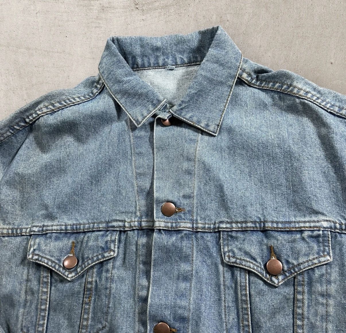 Vintage Vtg Stevie Ray Vaughan Denim Jacket XL Double Trouble 90s Size US XL / EU 56 / 4 - 3 Thumbnail