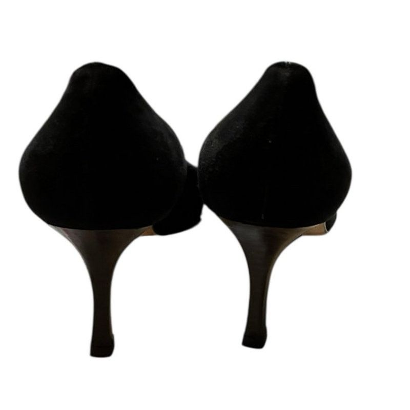 Gianni Valentino Gianni Milanesi Black Suede Pointed Pumps EU 39.5 Italy Size US 9 / IT 39 - 2 Thumbnail
