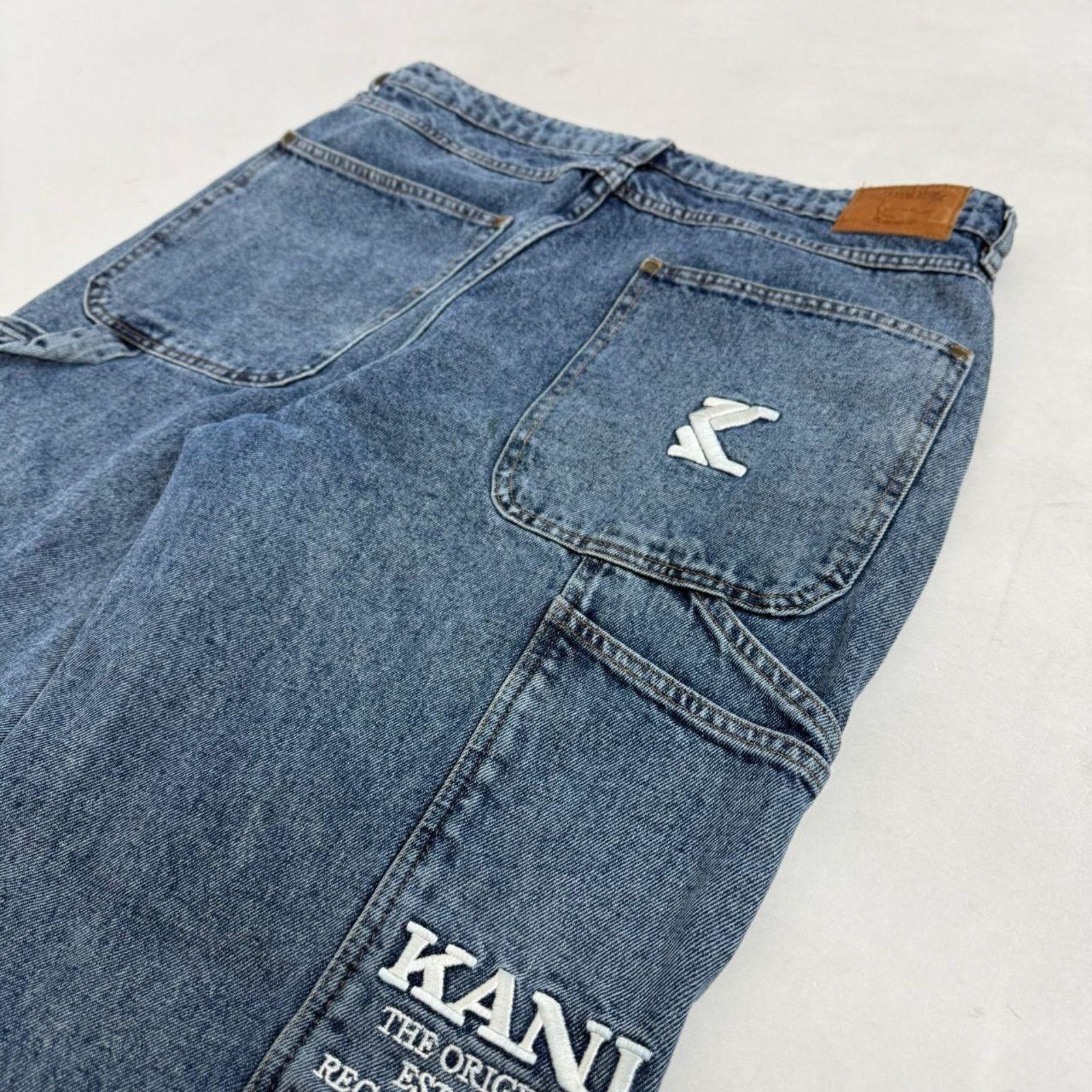 JNCO × Karl Kani × Vintage Vintage y2k skater grunge baggy wide leg rare archive jeans Size US 36 / EU 52 - 2 Thumbnail