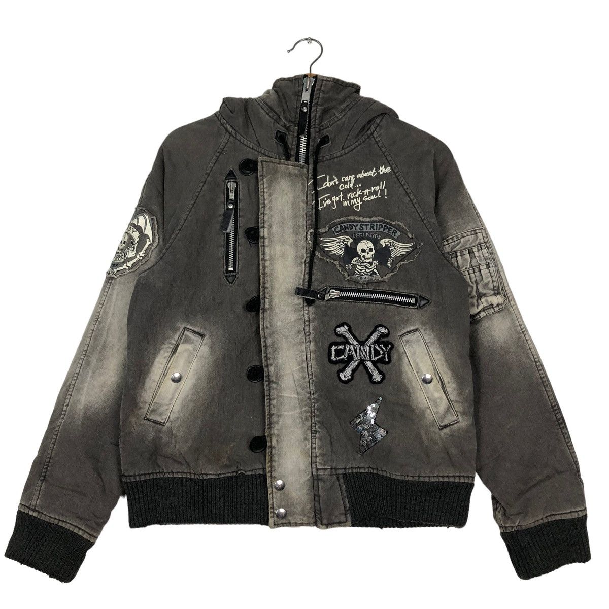Vintage 🔥Punk Style Biker Jacket Bondage Design Ministry Co. Japan Size M / US 6-8 / IT 42-44 - 10 Thumbnail