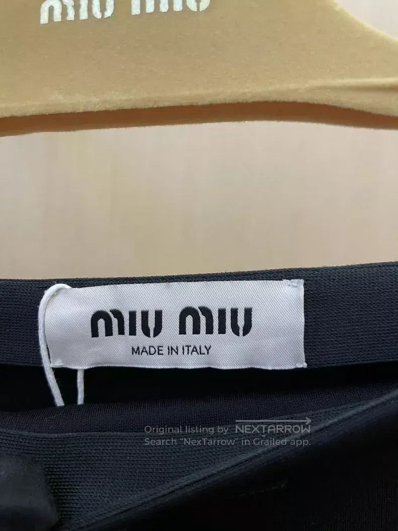 Miu Miu Miu Miu 38 Black knitted skirt Size 37" - 5 Thumbnail