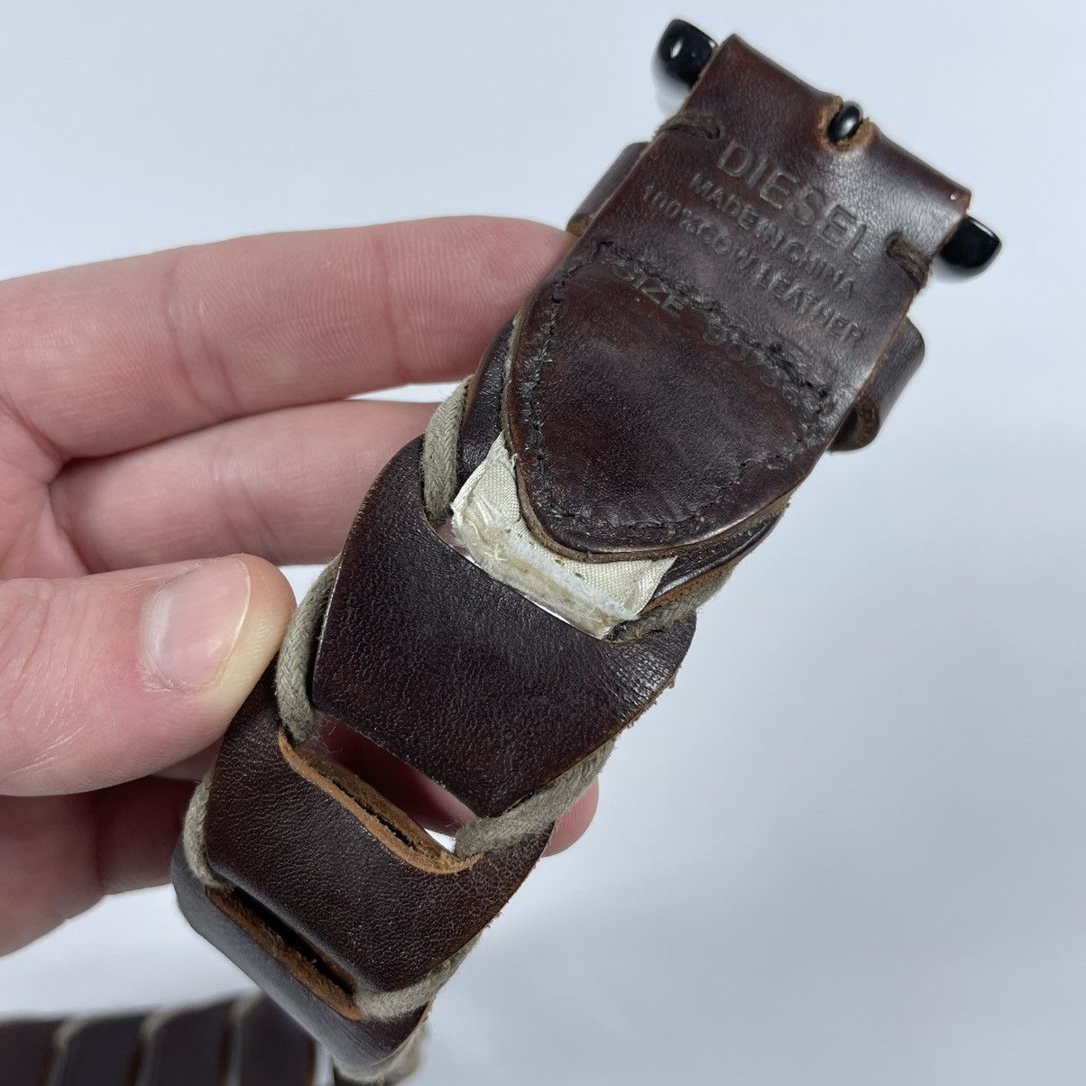 Diesel Diesel Vintage Leather Belt Size ONE SIZE - 11 Thumbnail