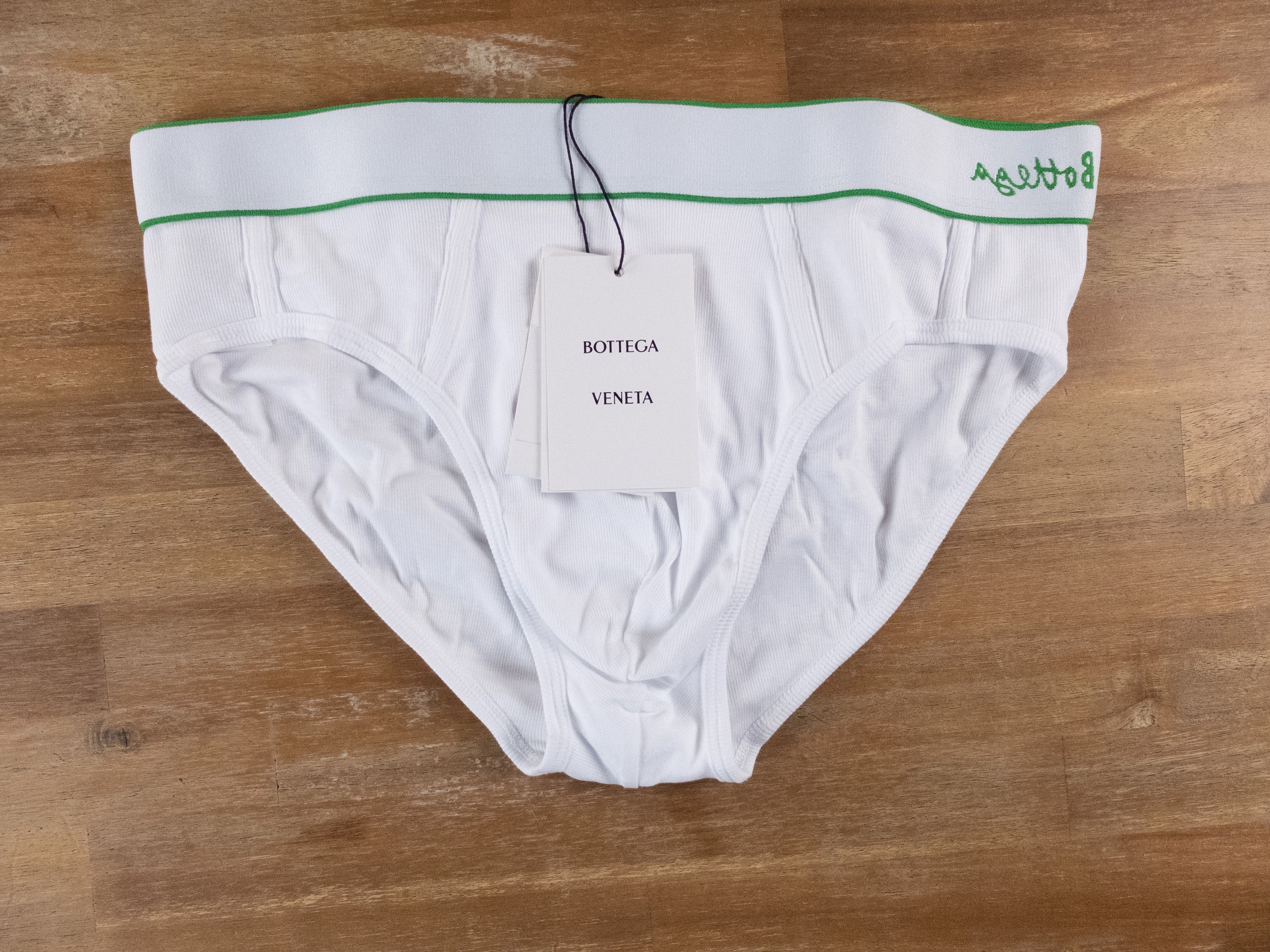 Bottega Veneta BOTTEGA VENETA 3 pack white cotton briefs XL underwear Size 36 - 4 Thumbnail