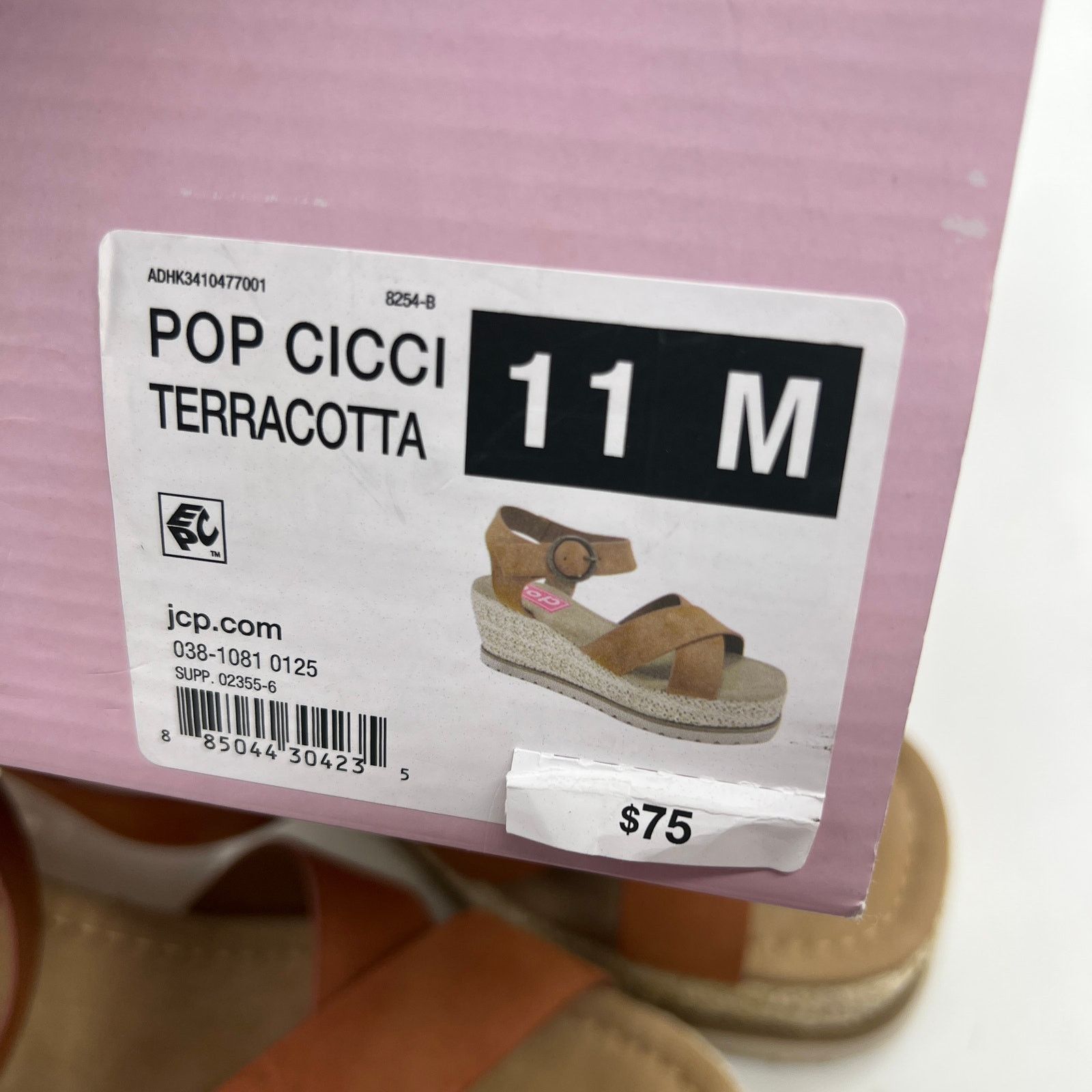 Other Pop Cicci Women Shoes Ankle Strap Casual Wedge Sandle Size US 11 / IT 41 - 9 Thumbnail