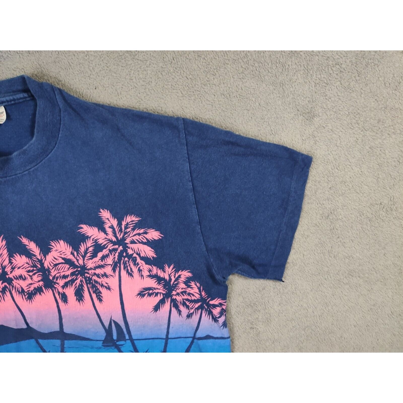Other VINTAGE Hawaii Shirt Adult Mens Large Blue Floral Beach Size US L / EU 52-54 / 3 - 10 Thumbnail