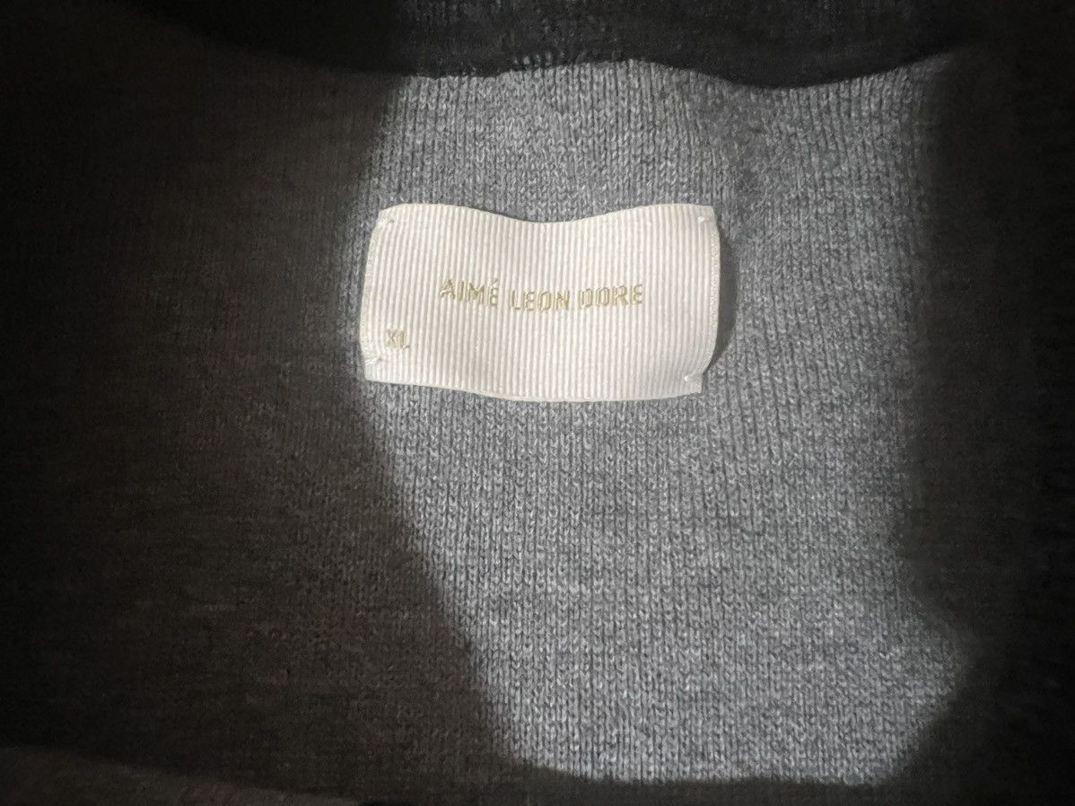 Aime Leon Dore Aime Leon Dore ALD Cashmere Crewneck Sweatshirt Charcoal XL Size US XL / EU 56 / 4 - 3 Thumbnail