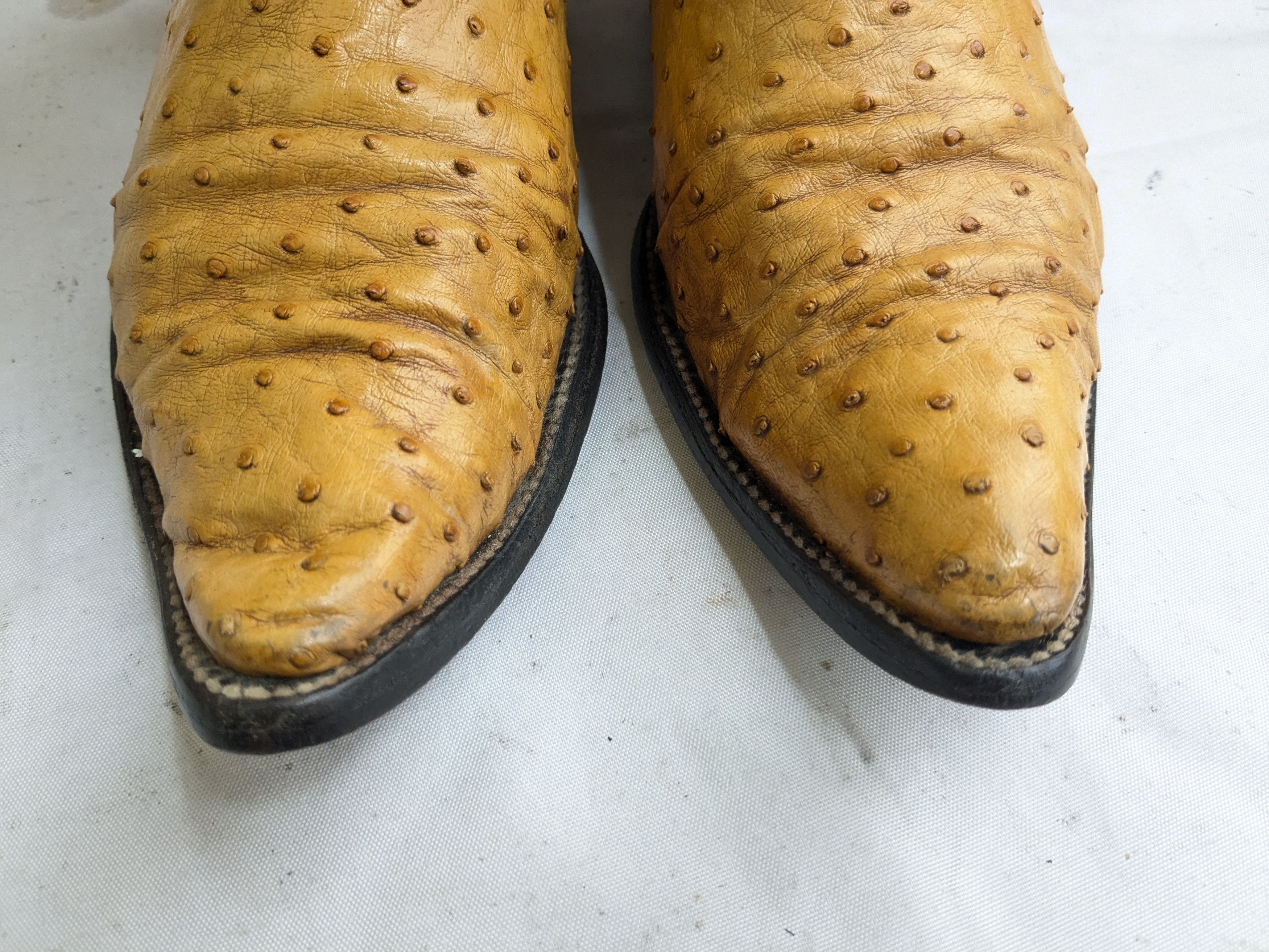 Nike Vintage Cowboy Boots Yellow Crocodile Leather 7.5 Size US 7.5 / EU 40-41 - 2 Thumbnail