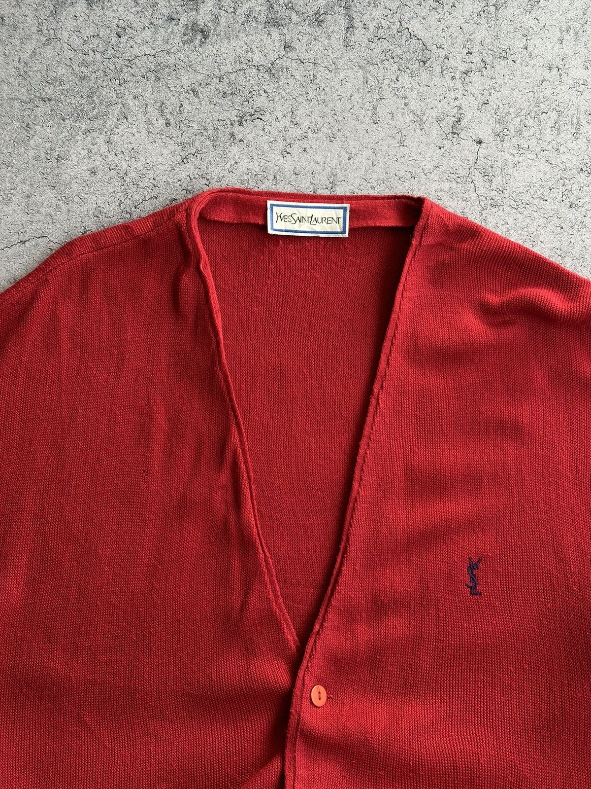Yves Saint Laurent Vintage 80s Yves Saint Laurent YSL Cardigan Size US XL / EU 56 / 4 - 4 Thumbnail