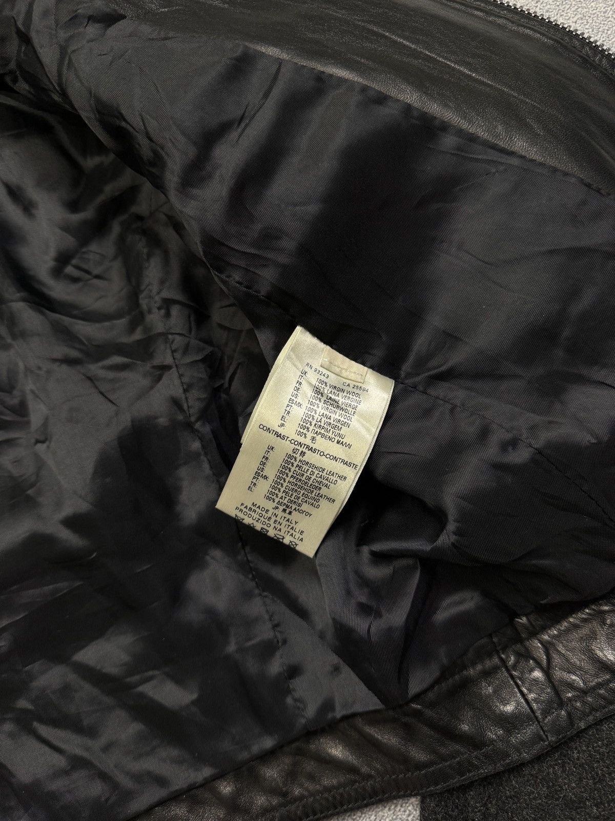 Diesel Vintage Diesel Women’s Cropped Leather Jacket MADE IN ITALY Size XS / US 0-2 / IT 36-38 - 13 Thumbnail