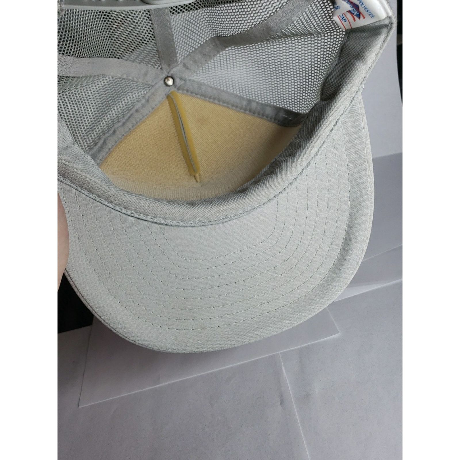 Other COLORADO Vtg 80s 90s Gray Mesh Elk Trucker Hat Cap Gunnison Size ONE SIZE - 8 Thumbnail