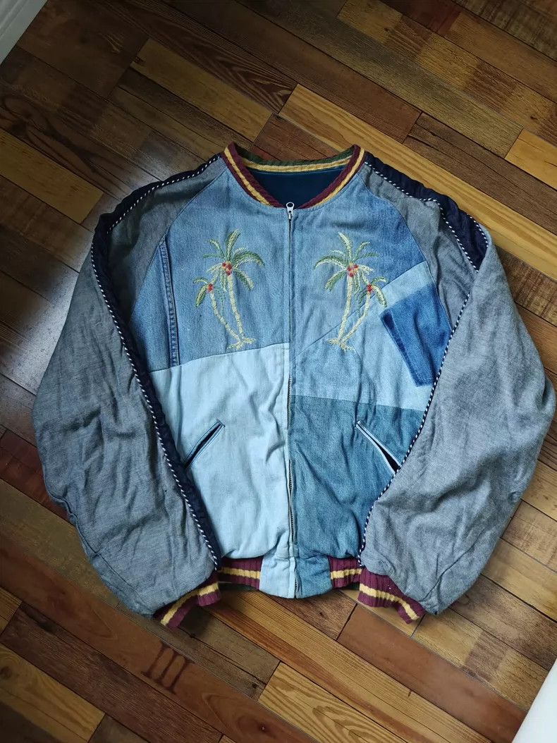 Kapital Kapital Embroidered Denim Jacket 21AW XL Size - dmc Size US XL / EU 56 / 4 - 1 Thumbnail