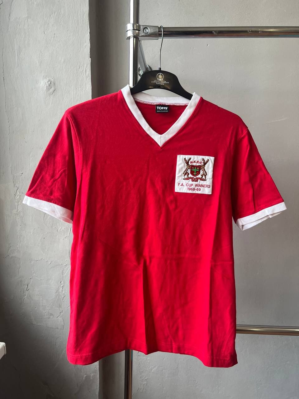 Vintage 1958/59 NOTTINGHAM FOREST FC REMAKE HOME SOCCER JERSEY XXL Size US XXL / EU 58 / 5 - 2 Thumbnail