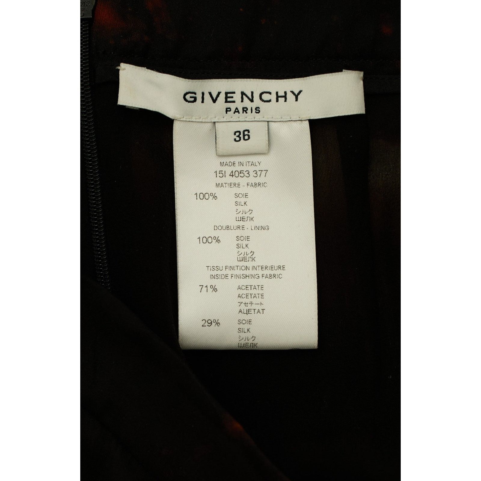 Givenchy F/W 2015 Faun Silk Skirt Size 25" / US 0 / IT 36 - 3 Thumbnail