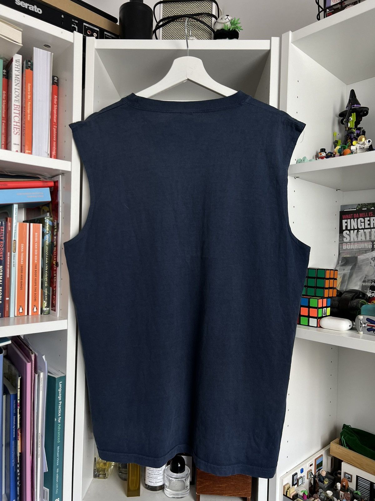 Nike × Vintage Vintage 90s Nike basketball center swoosh baggy tanktop M Size US M / EU 48-50 / 2 - 2 Thumbnail