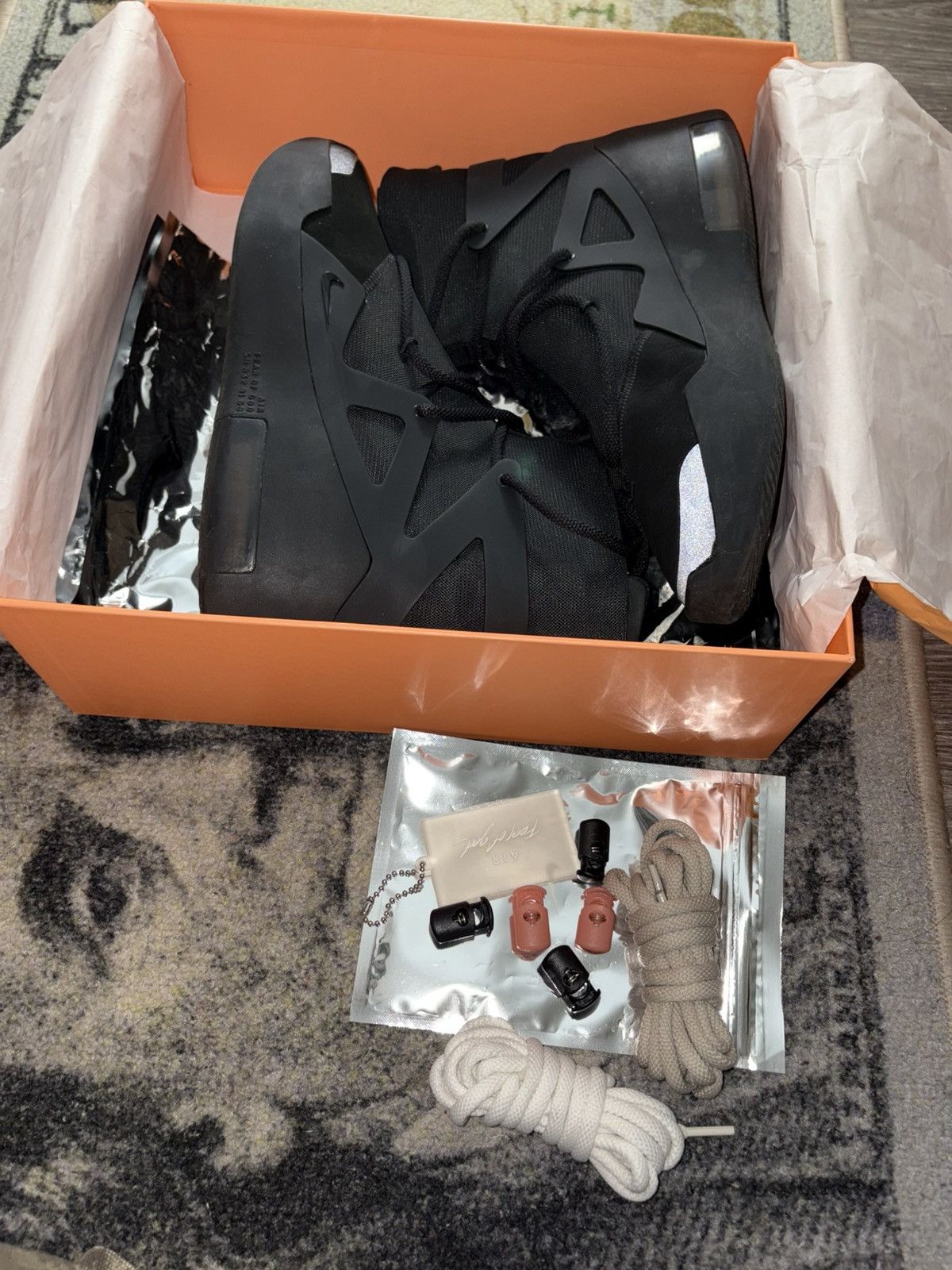 Nike Air Fear of God 1 Triple Black